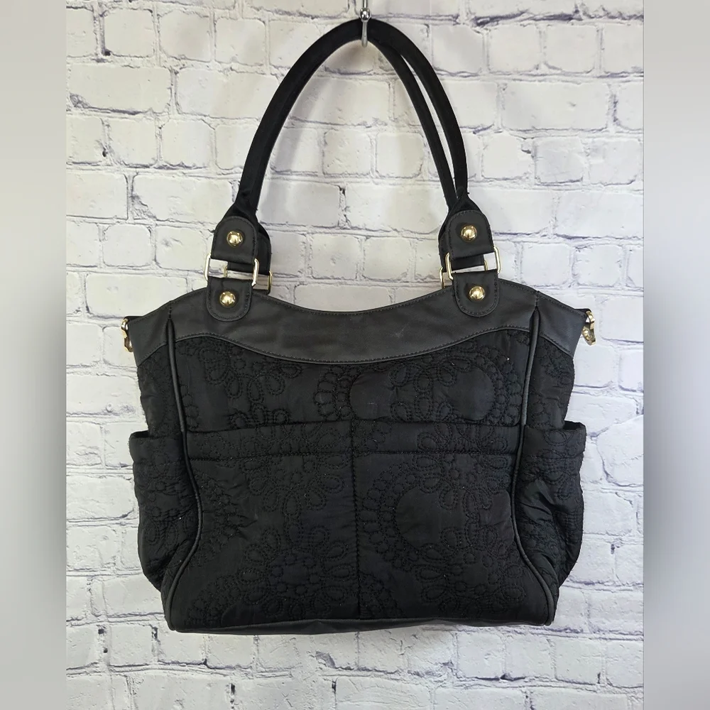 Petunia Pickle Bottom Black Baby Bag